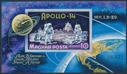 ** 1971 Apollo-14 Vágott Blokk (4.000) - Other & Unclassified