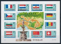 ** 1977 Európa Transzkontinentális Vízi útja: Duna-Majna-Rajna Vágott Blokk (25.000) - Other & Unclassified