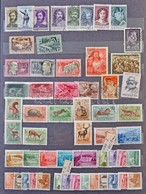 ** O Magyar Sorok Gy?jteménye 1950-1971, A Középs? Id?szak Inkább Postatiszta, Az Eleje és Vége F?leg Bélyegzett. 16 Lap - Altri & Non Classificati