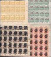 ** 1913-1920 4 Különféle 100-as ív (25.000) - Other & Unclassified