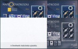 ** 2016 Total Eclipse (Napfogyatkozás) Angol Nyelv? Emlékív 4 Db-os Garnitúra Azonos Sorszámmal (010) - Other & Unclassified