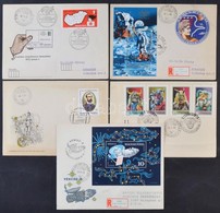 Tartalmas FDC Gy?jtemény 1971-1981, Gyakorlatilag Teljes Anyag  Nagyon Sok Másodpéldánnyal Nagy Karton Dobozban - Altri & Non Classificati