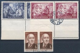 O 1952 Rákosi Mátyás Sor Párokban, A 60f és 2Ft Alsó üresmez?kkel (48.000) - Other & Unclassified