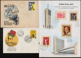 Kb 40 Db FDC, Boríték, Emléklap Stb. Blokkokkal, Sorokkal, érdekességekkel - Other & Unclassified