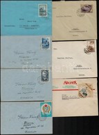 1947-1962 14 Db Levél Egy Bélyeges Bérmentesítésekkel Külföldre Küldve, Mind Különböz?, Ritka (MBKK 410 P) - Other & Unclassified