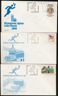 USA 1980 Téli Olimpia, Lake Placid 10 Db Boríték - Other & Unclassified