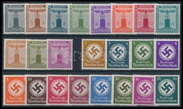 ** Deutsches Reich 2 Db Hivatalos Komplett Sor Vízjel Nélkül (Mi EUR 95,-) - Other & Unclassified