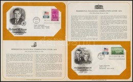 USA Nixon Elnök Beiktatásáról 2 Db Díszboríték 4 Klf (1939,1950 és 1973) Bélyeggel, Emlékbélyegzéssel + Szojuz-Apolló 19 - Other & Unclassified