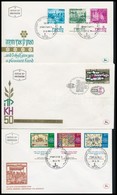 Izrael 1970-1978 8 Db Klf Tabos FDC - Other & Unclassified