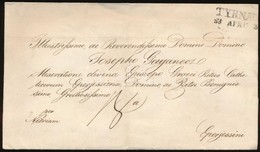 1843 Portós Levél 'TYRNAU' - Other & Unclassified