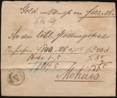 ~1850 Portós Levél 'FÜNF(KIRCHEN)' - Other & Unclassified