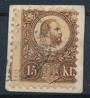 1871 Réznyomat 15kr Képbe Fogazva - Altri & Non Classificati