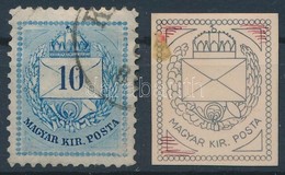 O 1874 10kr 11 1/2 Fogazással, Vésésjavítással (ex Visnya) - Altri & Non Classificati