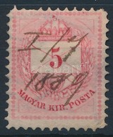 O 1881 5kr Kézi érvénytelenítéssel - Altri & Non Classificati