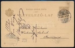 1896 Díjjegyes 2kr Milleniumi Levelez?lap - Mátyás Királlyá Való Kikiáltása - Autres & Non Classés