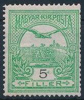 * 1909 Turul 5f, Festékfolt Az értékszám Mellett, A Második 'L' Bet?ben Hiány - Altri & Non Classificati