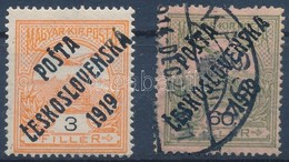 ** O Posta Ceskoslovenska 1919 Turul 3f és 60f Garancia Nélkül (**31.500) - Other & Unclassified