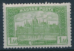 ** 1920 Magyar Posta 1,40K Lemezhiba A Korona Szónál - Sonstige & Ohne Zuordnung