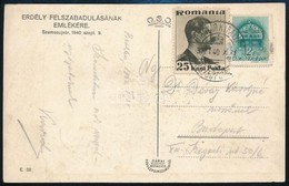 1940 Képeslap Szamosújvárról Budapestre Magyar-román Vegyes Bérmentesítéssel 'MAGYAR KIRÁLYI MOZGÓPOSTA' - Altri & Non Classificati