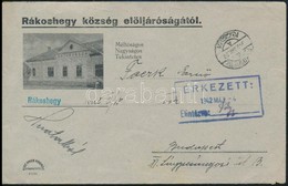 1942 Hivatalos Levél 'RÁKOSHEGY' - Budapest - Altri & Non Classificati