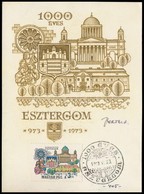 1973 Dunakanyar Esztergom Rézkarc A Tervez?, Vertel Aláírásával - Altri & Non Classificati