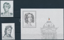 ** 2001 Belgium Királyn?i Sor Mi 3019-3020 + Blokk Mi 78 - Other & Unclassified