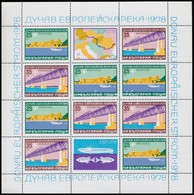 ** 1978 Európai Duna Bizottság Kisív Mi 2652-2653 - Altri & Non Classificati