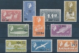 ** 1971/1973 Forgalmi: él?világ Bélyegek Ugyanabból A Sorból, Felülnyomással Mi 25 I X + 26 X V + 29-32 + 34-37 - Altri & Non Classificati