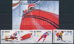 ** 1997 Téli Olimpia Sor Mi 2858-2861 + Blokk Mi 362 - Altri & Non Classificati