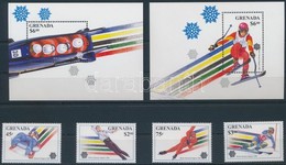 ** 1997 Téli Olimpia Sor Mi 3475 - 3478 + 2 Blokk Mi 465 - 466 - Altri & Non Classificati