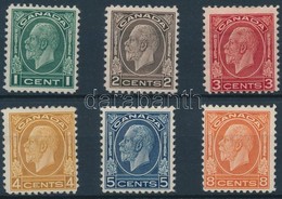 * 1932 Forgalmi Bélyeg Sor / Definitive Stamp Set Mi 162-167 A - Andere & Zonder Classificatie