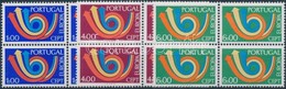 ** 1973 Europa CEPT Sor 4-es Tömbökben Mi 1199-1201 - Altri & Non Classificati