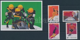 ** 1997 Téli Olimpia Sor Mi 2824-2827 + Blokk Mi 362 - Altri & Non Classificati