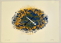 Szabó Jelzéssel: X, Szerigráfia, Papír, Számozott (17/30), 42×59 Cm - Other & Unclassified