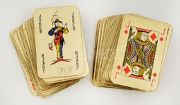 2 Pakli Mini Francia Kártya, Hiányos - Other & Unclassified
