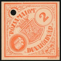 Cca 1900 Liszteszsák Zárjegy. Dunaföldvár. / Flour Bag Tax Stamp - Unclassified