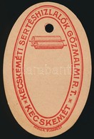 Cca 1920 Liszteszsák Zárjegy. Kecskemét / Flour Bag Tax Stamp - Unclassified