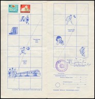 1983 Iskolai Takarékbélyeg Gy?jt?lap 2 Db Takarékbélyeggel - Non Classificati