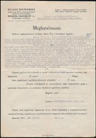 1946 Budafok, Olasz Domokos Magánnyomozó Irodája Számára Kiállított Meghatalmazás, Magánnyomozási Megbízás - Non Classificati