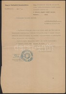 1948 Csehszlovákiai Ingatlanelkobzás Tárgyában írt Levél, A Magyar Áttelepítési Kormánybiztos Fejléces Papírján - Unclassified