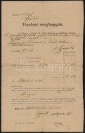 1879 Gy?r, Fizetési Meghagyás - Unclassified