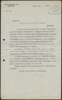 1919 A Magyar Vöröskereszt Kormánybiztosának Levele Forbáth Imre (1898-1967) Költ? újságíró Részére A Hadigfoglyok Hazas - Unclassified