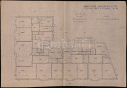 Borostyánk?y László 2 Db Tervrajza A Bp. XIII. Sallay Imre U. 21-b?l - Unclassified