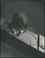 1933 Osoha László (?-?): Hajójavítás, Pecséttel Jelzett Vintage Fotóm?vészeti Alkotás, 21x16,5 Cm - Other & Unclassified
