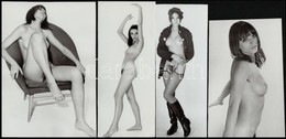 Cca 1973 Bevállalós, Szolidan Erotikus Felvételek, 5 Db Vintage Fotó, 15x9,5 Cm és 23x17,5 Cm Között - Other & Unclassified