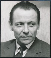 Váci Mihály (1924-1970) Költ? Arcképe, Sajtófotó, 7,5×6,5 Cm - Other & Unclassified