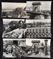 Cca 1970 Budapest 24 Db Nagyméret? Jól Komponált, Igényes Fotó, Hidak, M?emlékek, életképek, 30x24 Cm - Other & Unclassified