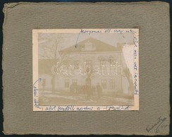 1911 A Korponai állami Polgári Iskola, Albumlapra Ragasztott Fotó, Feliratozva, 8×10,5 Cm - Altri & Non Classificati