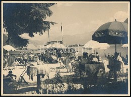 Cca 1930-1940 Zell Am See, Strand, Fotó, 12×17 Cm / Zell Am See, Beach, Photo - Other & Unclassified