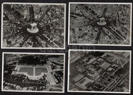 Cca 1940 Párizs Német Katonai Légi Felvételeken 5 Db Légifelvétel / Luftgaukommando 5 Birds Eye View Of Paris 17x12 Cm - Altri & Non Classificati